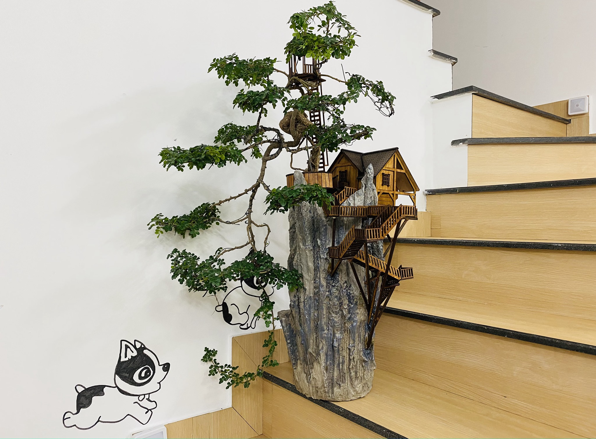 Nhà trên cây bonsai